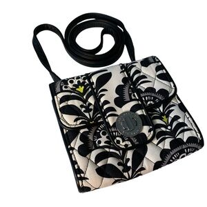 Vera Bradley Black and White Crossbody Bag